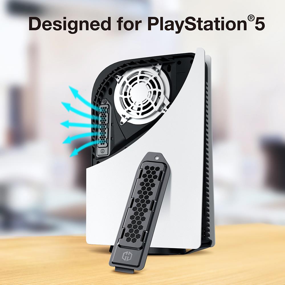GRAUGEAR Wärmeableitungsabdeckung aus Metall für PS5 M.2 SSD Slot Schwarz