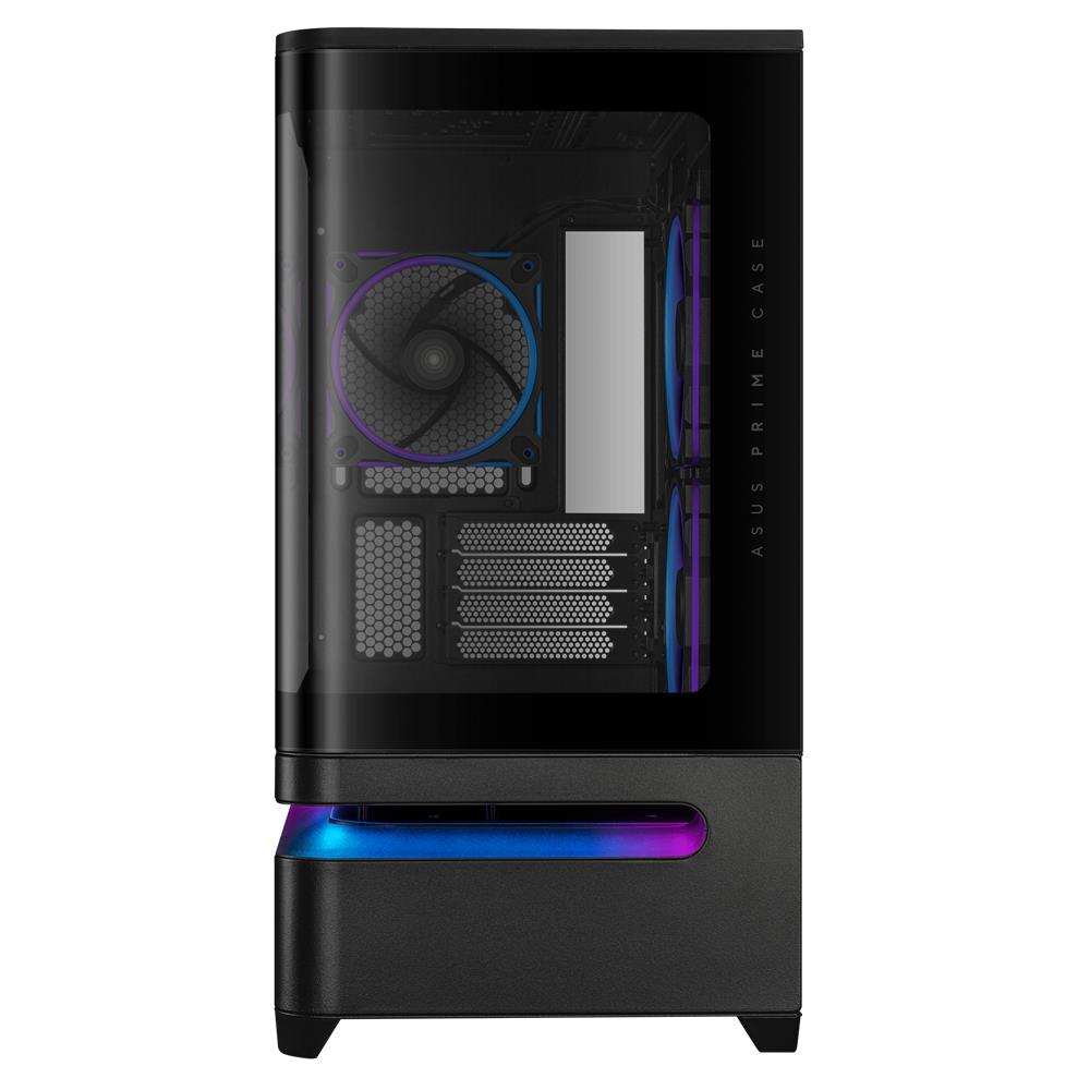 ASUS Prime AP202 ARGB mATX PC Gehäuse mit Panorama Glas GPU bis 420 mm