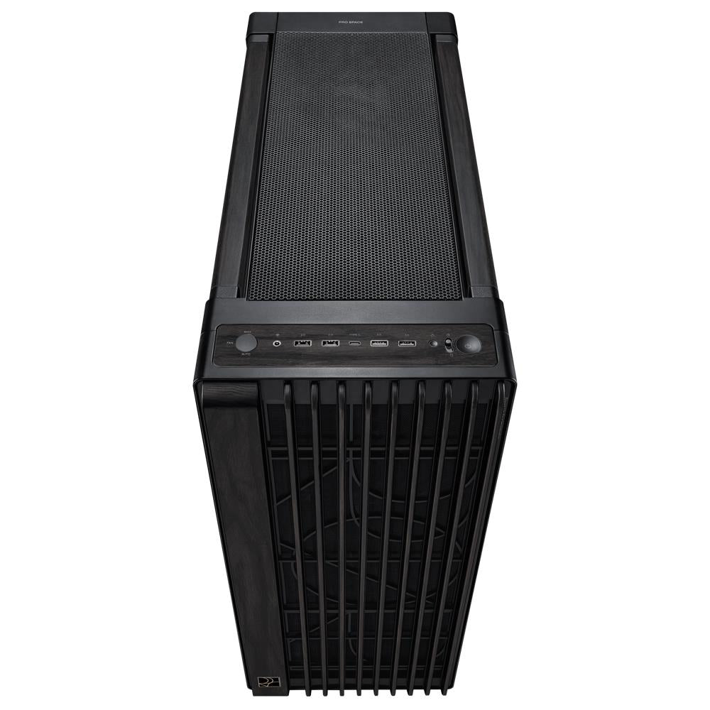 ASUS ProArt PA602 Wood Edition TG E ATX PC Gehäuse mit 420 mm Radiator und USB 20Gbps