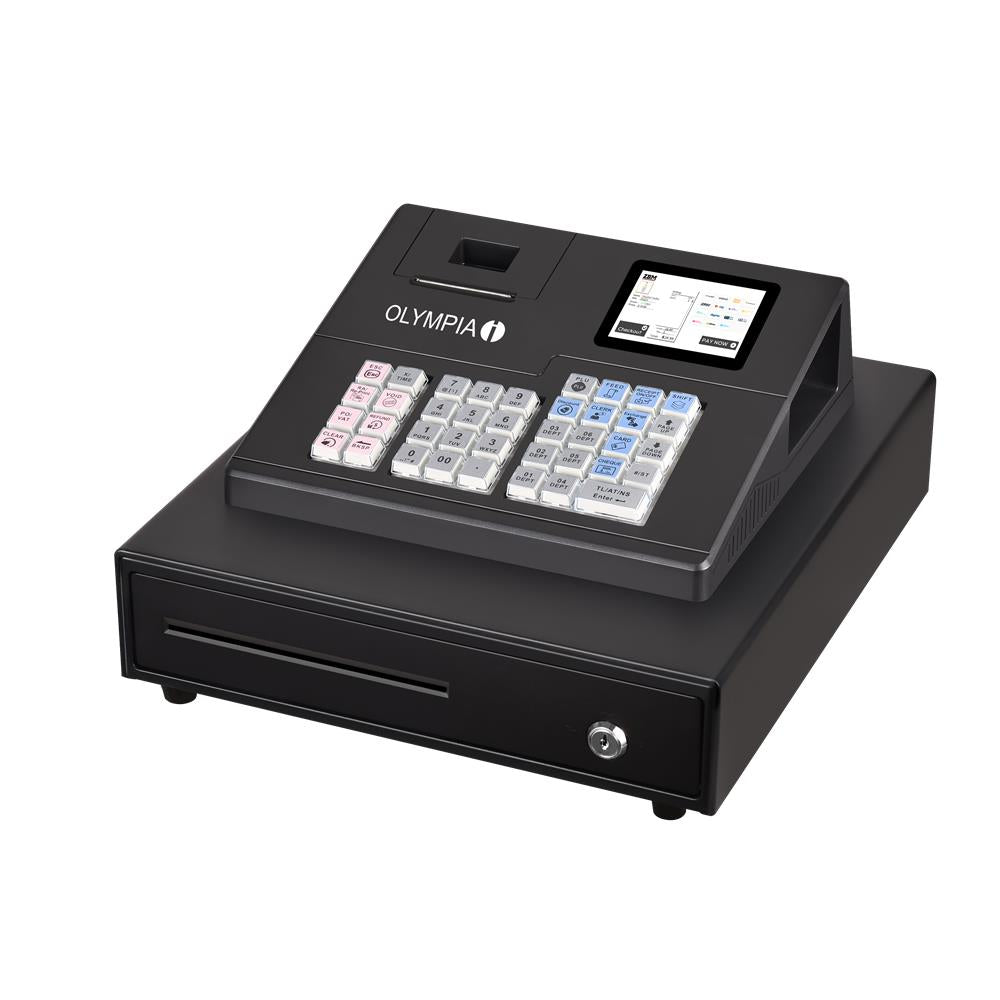 Olympia Kasse K100 Registrierkasse Kassensystem schwarz