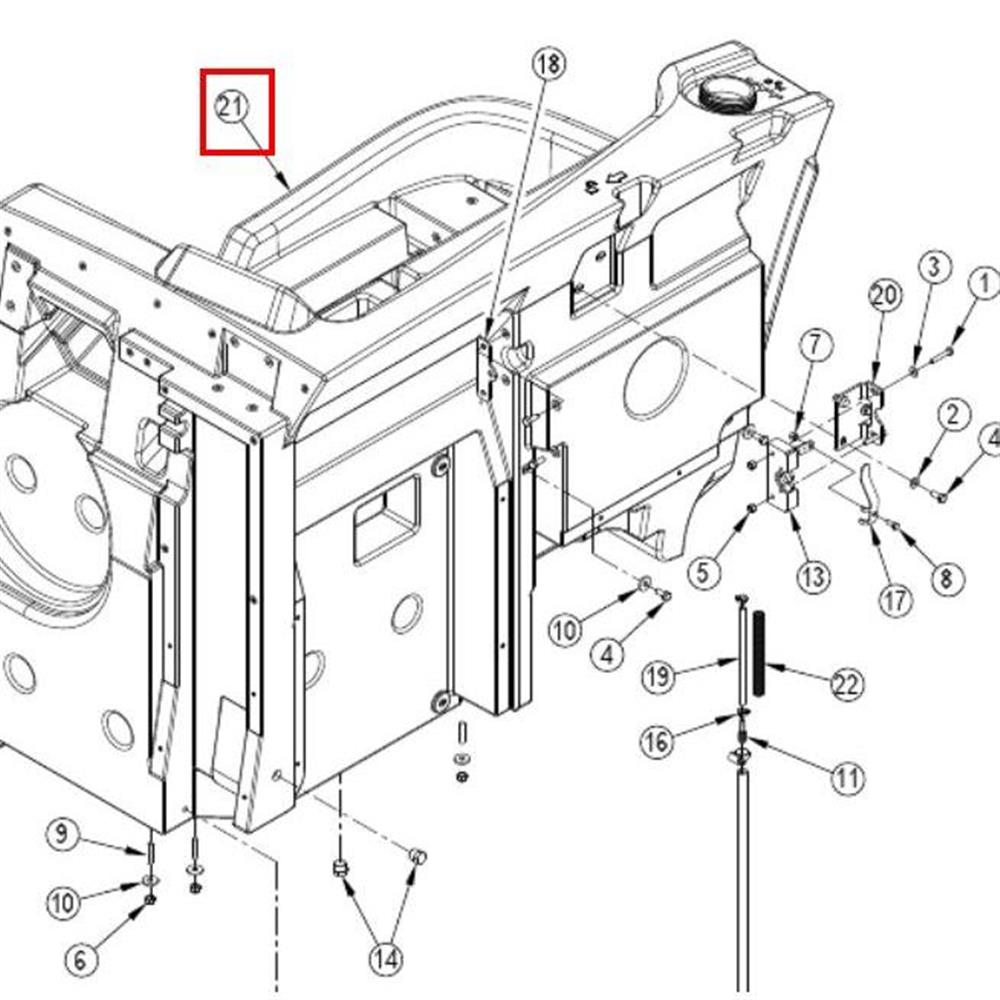 Nilfisk Original 56511578 Tankbehälter Ersatzteil