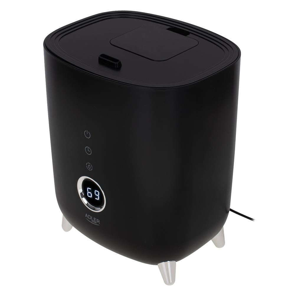 Adler AD 7972 Ultraschall Luftbefeuchter elektrisch Humidifier ultra leise schwarz