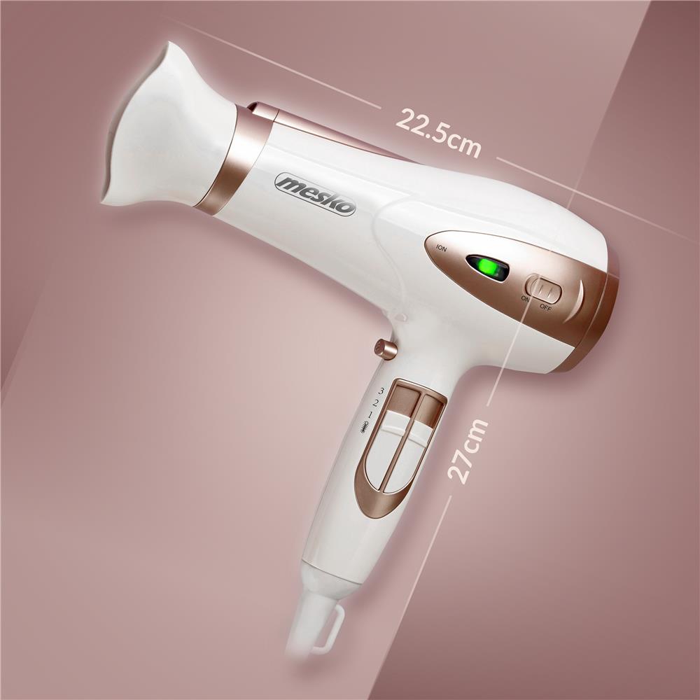 Mesko MS 2274 Haartrockner mit Ionisator, Diffusor & Konzentrator – 2400 W