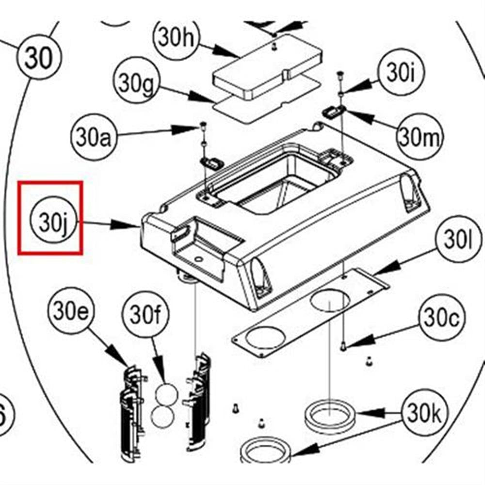 Nilfisk Original 56509201 Lüfterabdeckung Ersatzteil