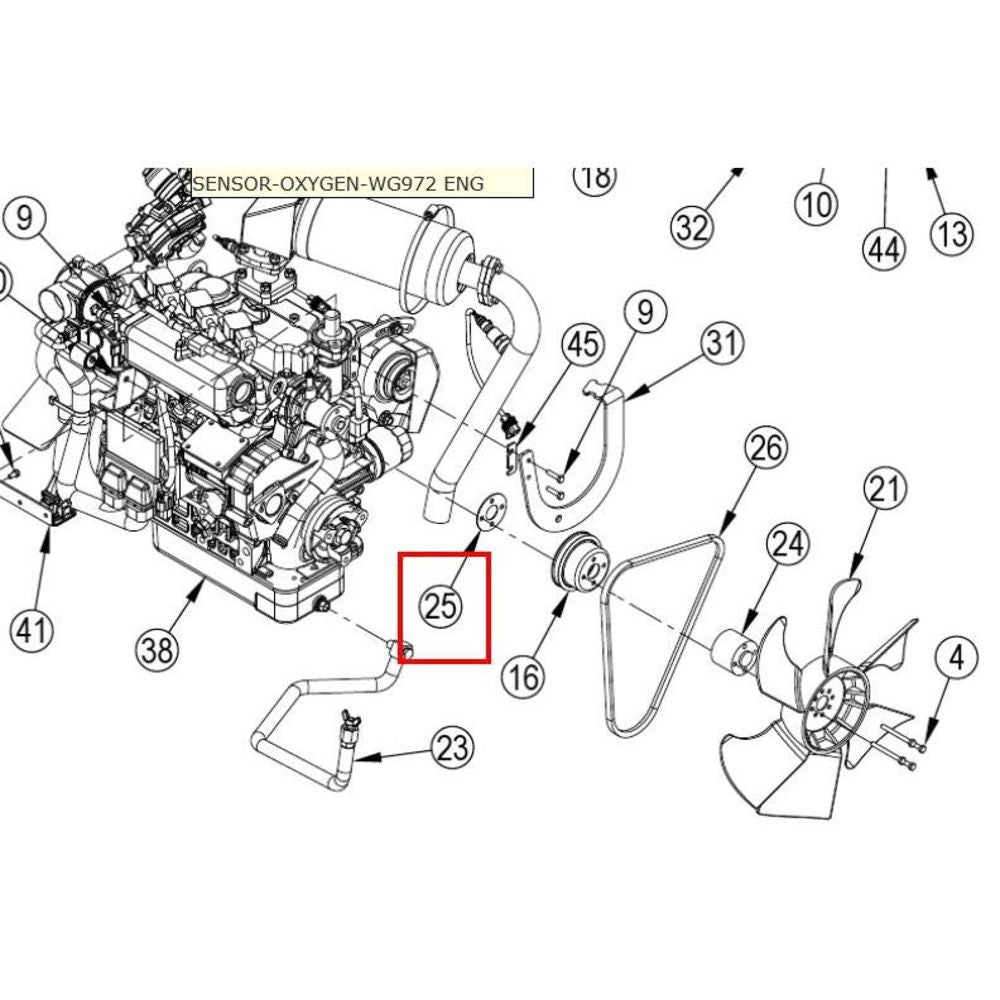 Nilfisk Original 56510554 Spacer Pulley Abstandshalter