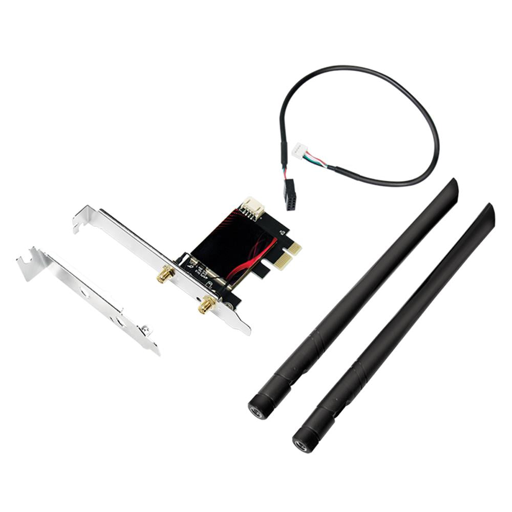 LogiLink PCIe Karte – Wi-Fi 6E & Bluetooth 5.2, bis 2,4 Gbit/s