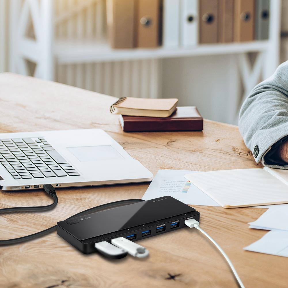 TP-Link UH700 USB 3.0 Hub 7 Port High Speed 5Gbit Desktop
