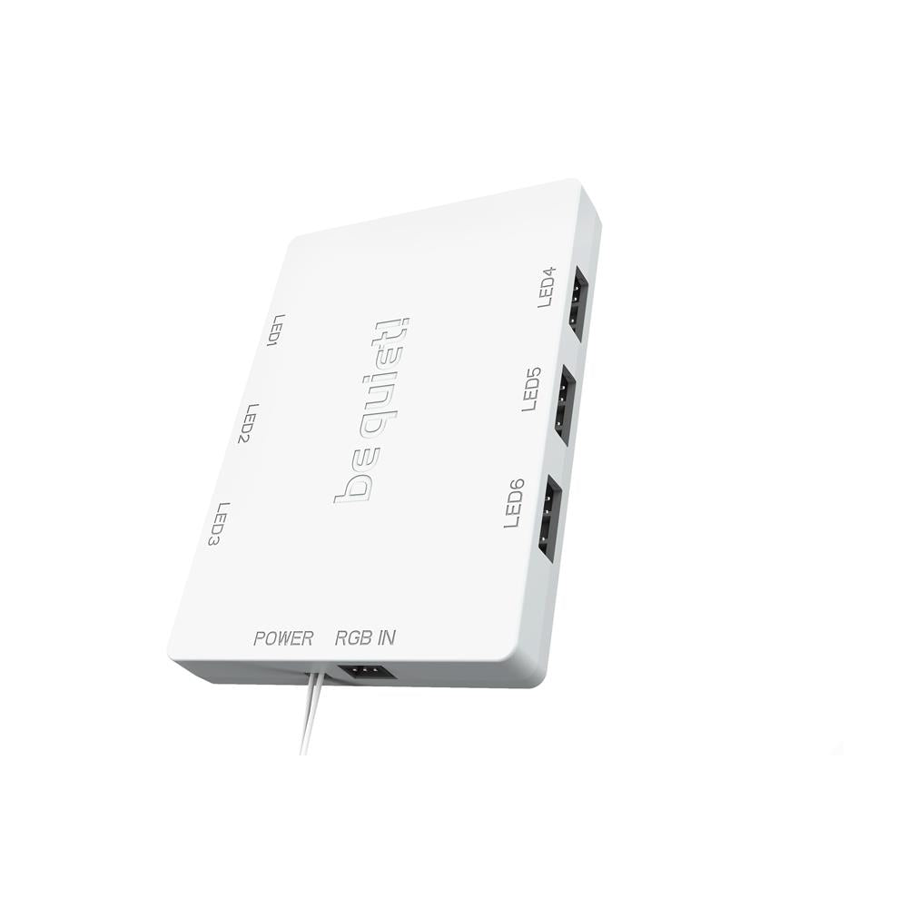 be quiet! LIGHT WINGS WHITE 120mm PWM high-speed 3er Pack 4-pin Gehäuselüfter mit ARGB-Beleuchtung