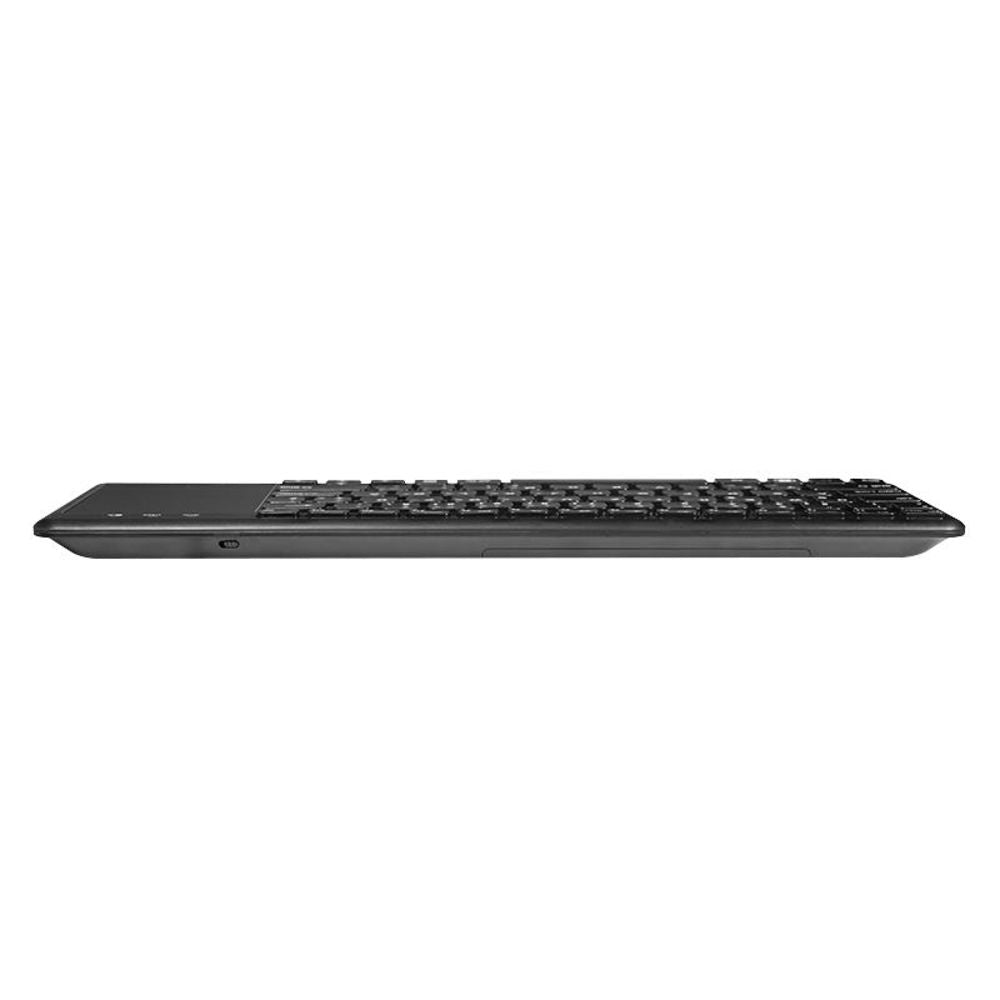 LogiLink Kabellose Tastatur 2,4 GHz mit integriertem Touchpad für Smart-TV und PC