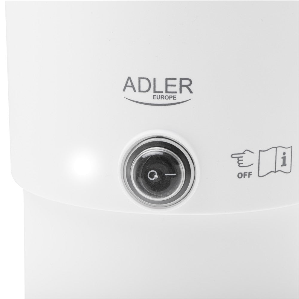 Adler AD 1388w Reisewasserkocher 0,8L kompakt leicht klappbarer Griff Weiß Camping