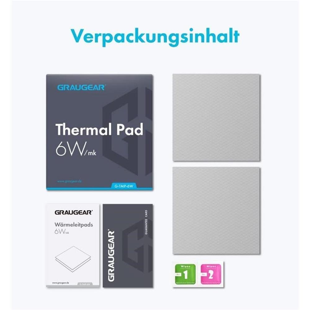 GRAUGEAR Wärmeleitpad 6 W für SSD GPU CPU