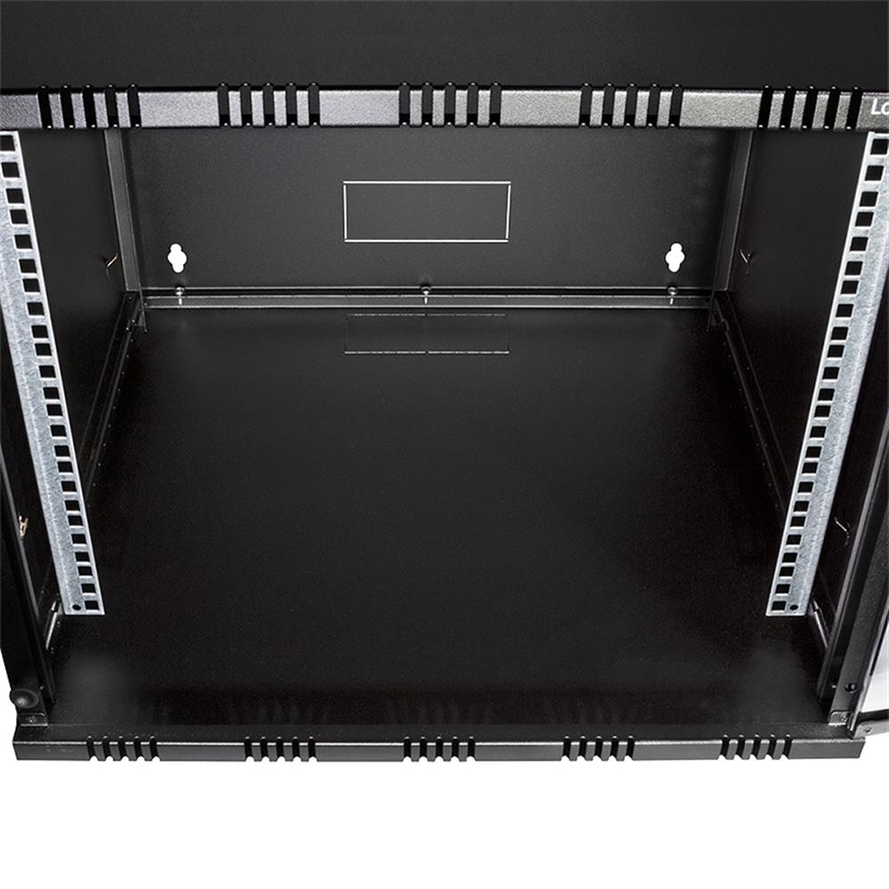 LogiLink 19 Zoll SOHO Wandschrank 9 HE Schwarz unmontiert