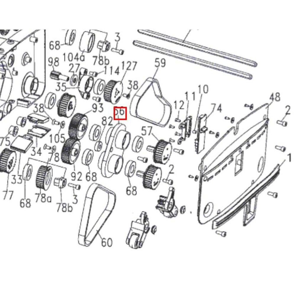 Nilfisk Original 31001088 Baugruppe zur Unterstützung des Gehäuses Ersatzteil