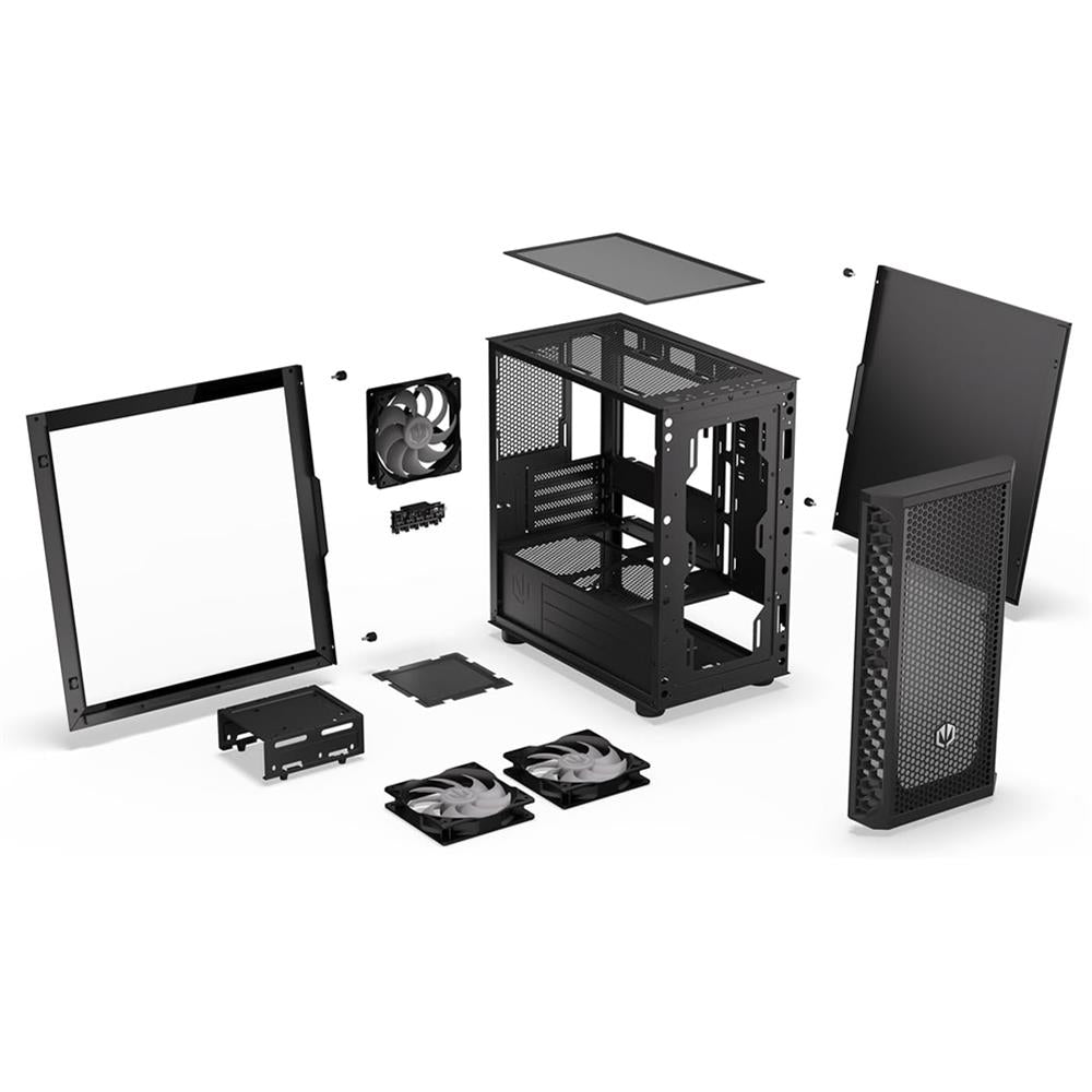 ENDORFY Signum M30 ARGB mATX PC‑Gehäuse – Airflow, ARGB‑Lüfter, USB‑C 20 Gbit/s