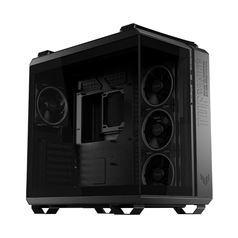 ASUS TUF Gaming GT502 Horizon TG ARGB Black Zweikammer PC Gehäuse mit 4 ARGB Lüftern