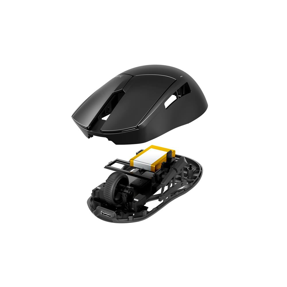 be quiet! Dark Perk Ergo Wireless Gaming Maus 55g, PAW3950, 32.000 DPI, 8.000 Hz