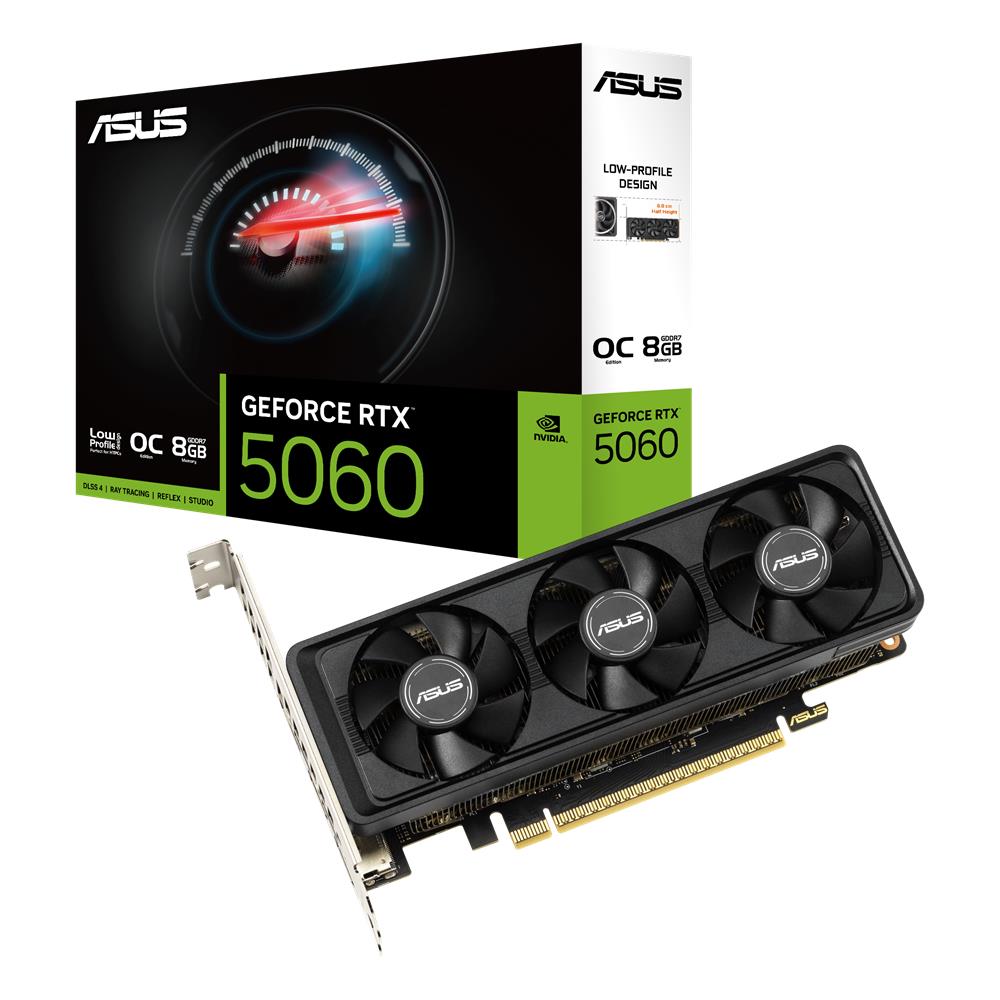 ASUS GeForce RTX 5060 LP BRK OC 8GB GDDR7 Gaming Grafikkarte PCIe 5.0