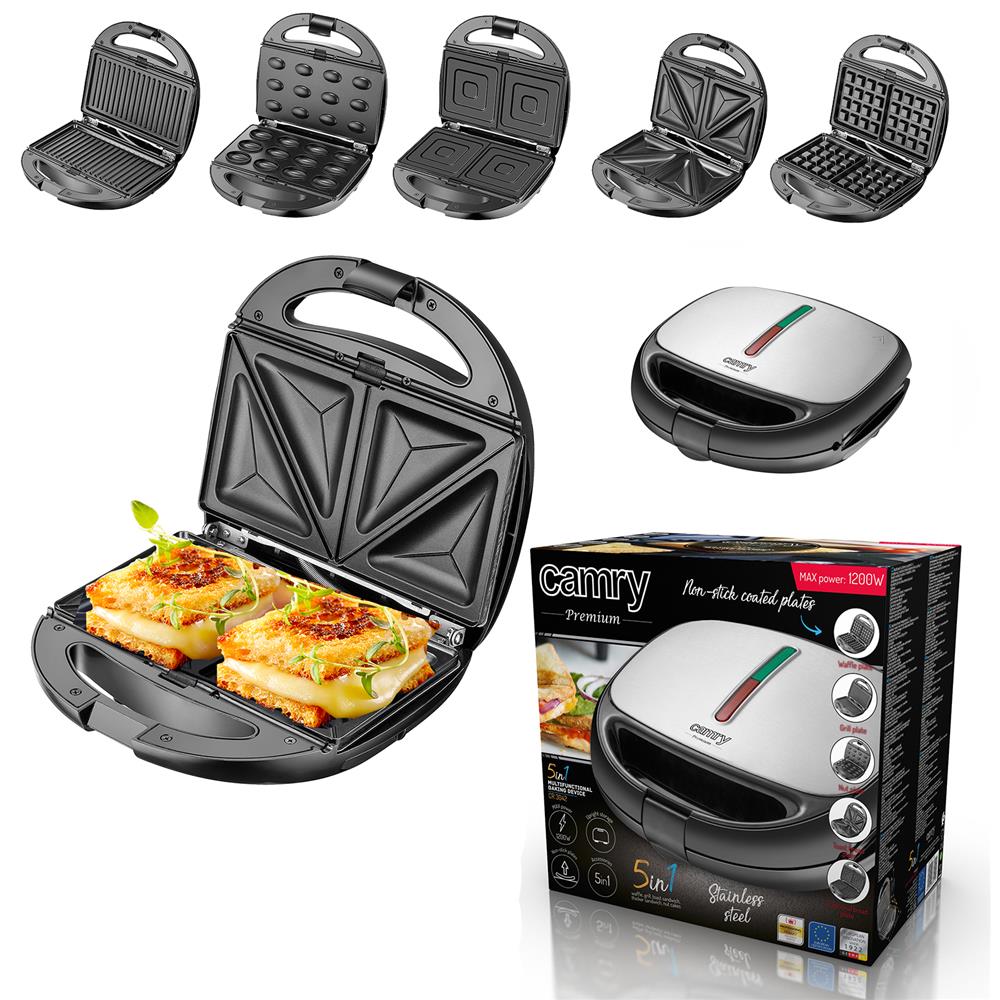 Camry CR 3042 5-in-1 Sandwichmaker