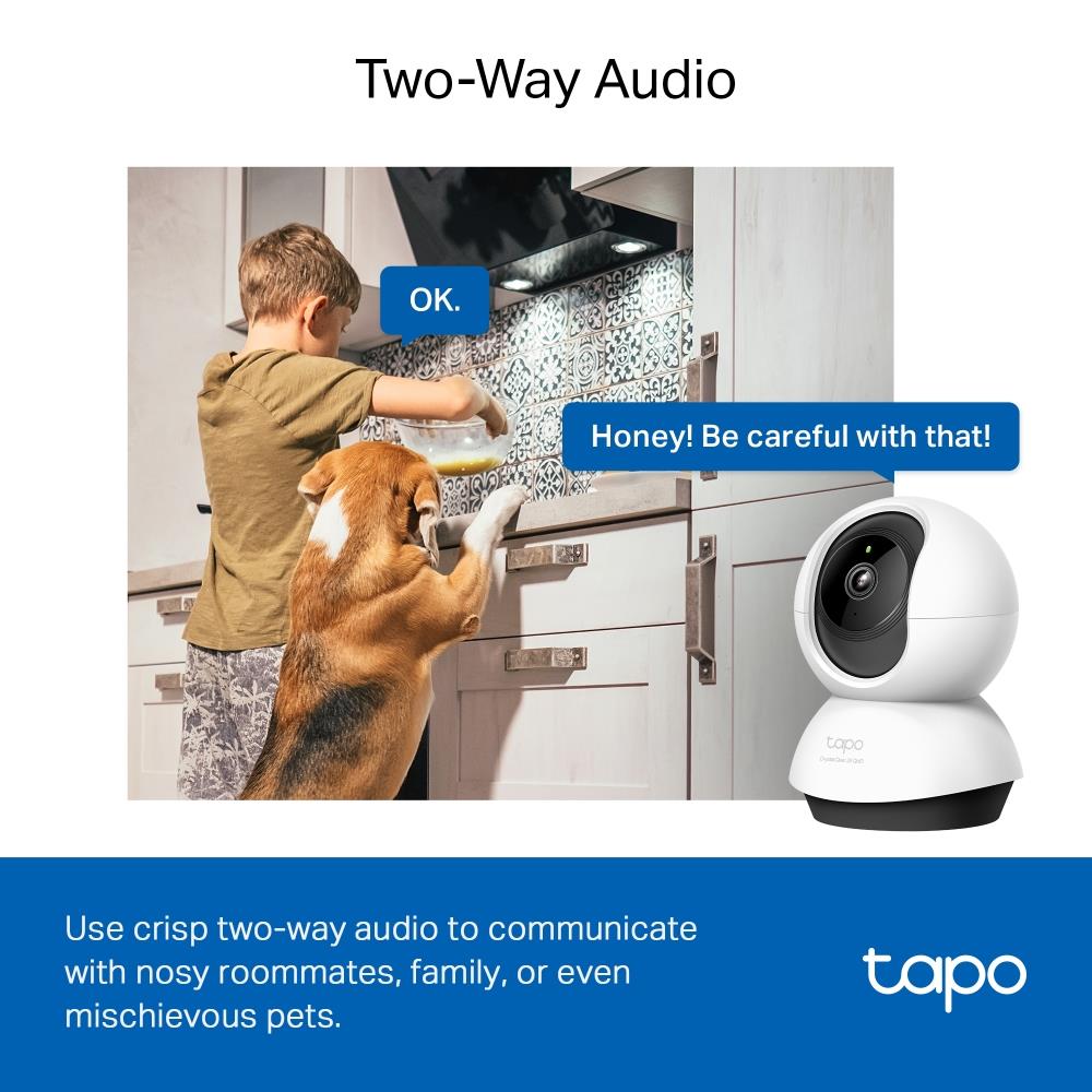 TP-Link Tapo C220 2K 4MP WLAN Kamera schwenkbar neigbar Nachtsicht KI Erkennung