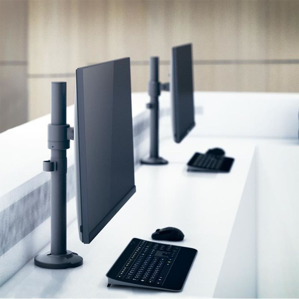 LogiLink Monitorhalterung Tischmontage für 17 bis 32 Zoll Curved Screens