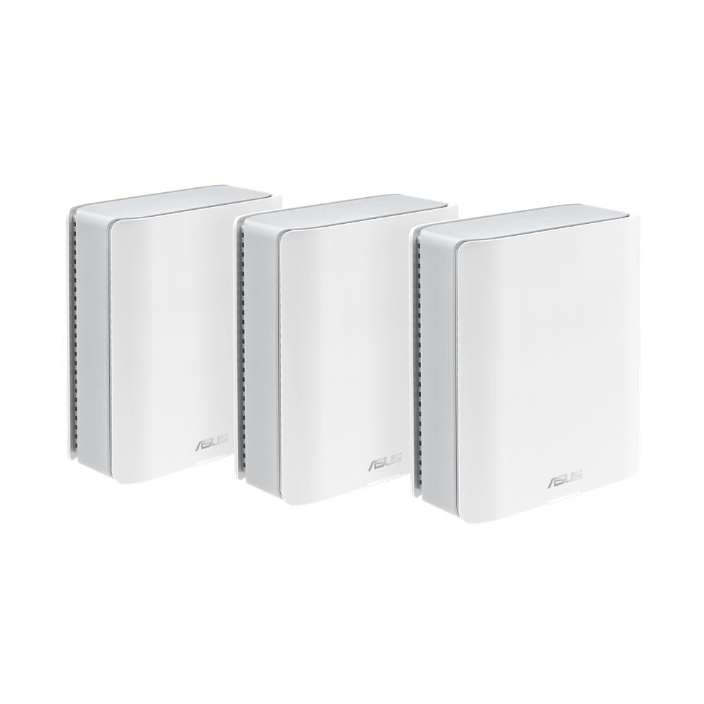 ASUS ZenWiFi BT8 Tri‑Band WiFi 7 Mesh Router 3er Set mit 6 GHz, 14 Gbit/s und 2,5G Ports
