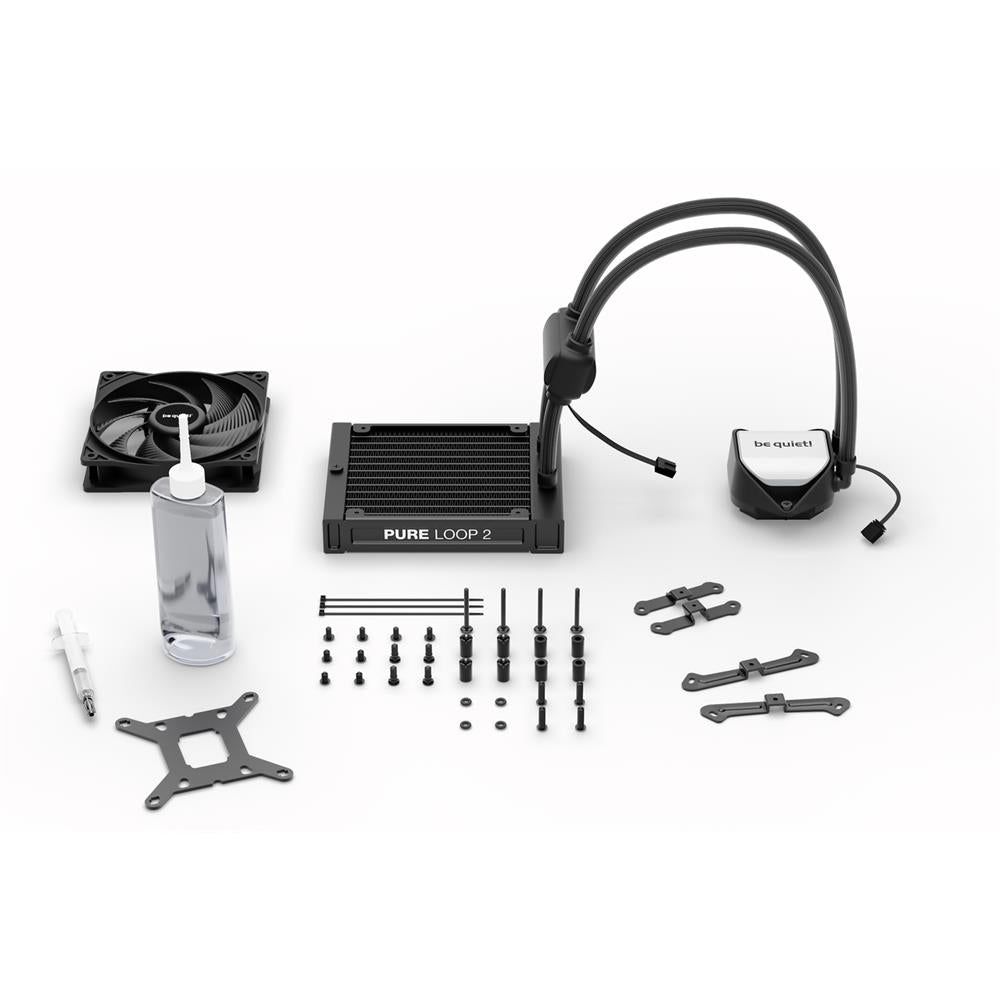 be quiet! Pure Loop 2 120mm All-in-One Wasserkühlung AMD/ Intel Systeme PWM high-speed Lüfter PWM-Pumpe ARGB