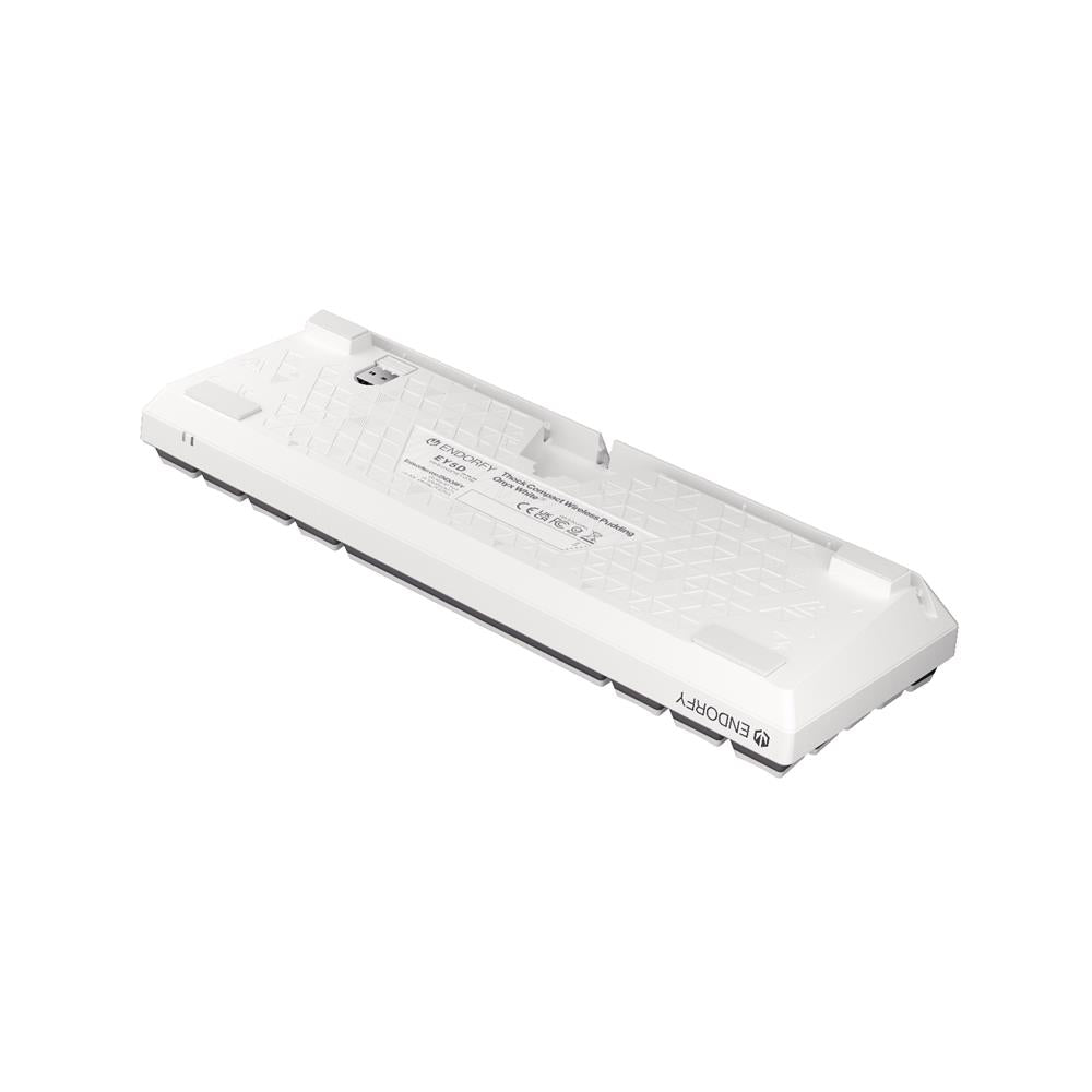ENDORFY Thock Compact Wireless DE Kailh Box Black Onyx White Pudding, Tastatur, DE-Layout, Weiß, Kabellos