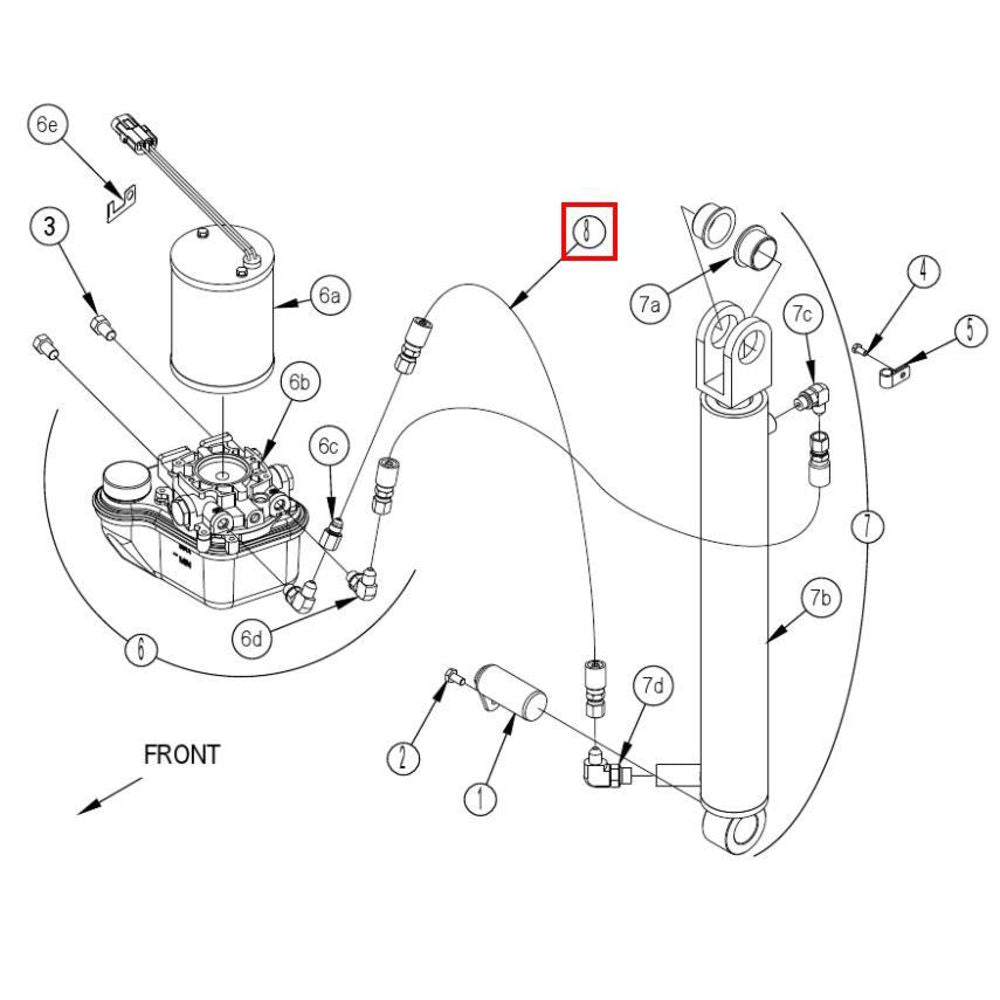 Nilfisk Original 56509382 Hose Assy Schlauchleitung