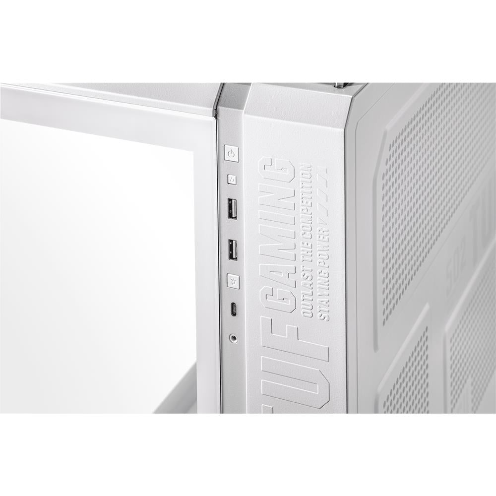 ASUS TUF Gaming GT502 PLUS TG White modulares Zweikammer PC Gehäuse