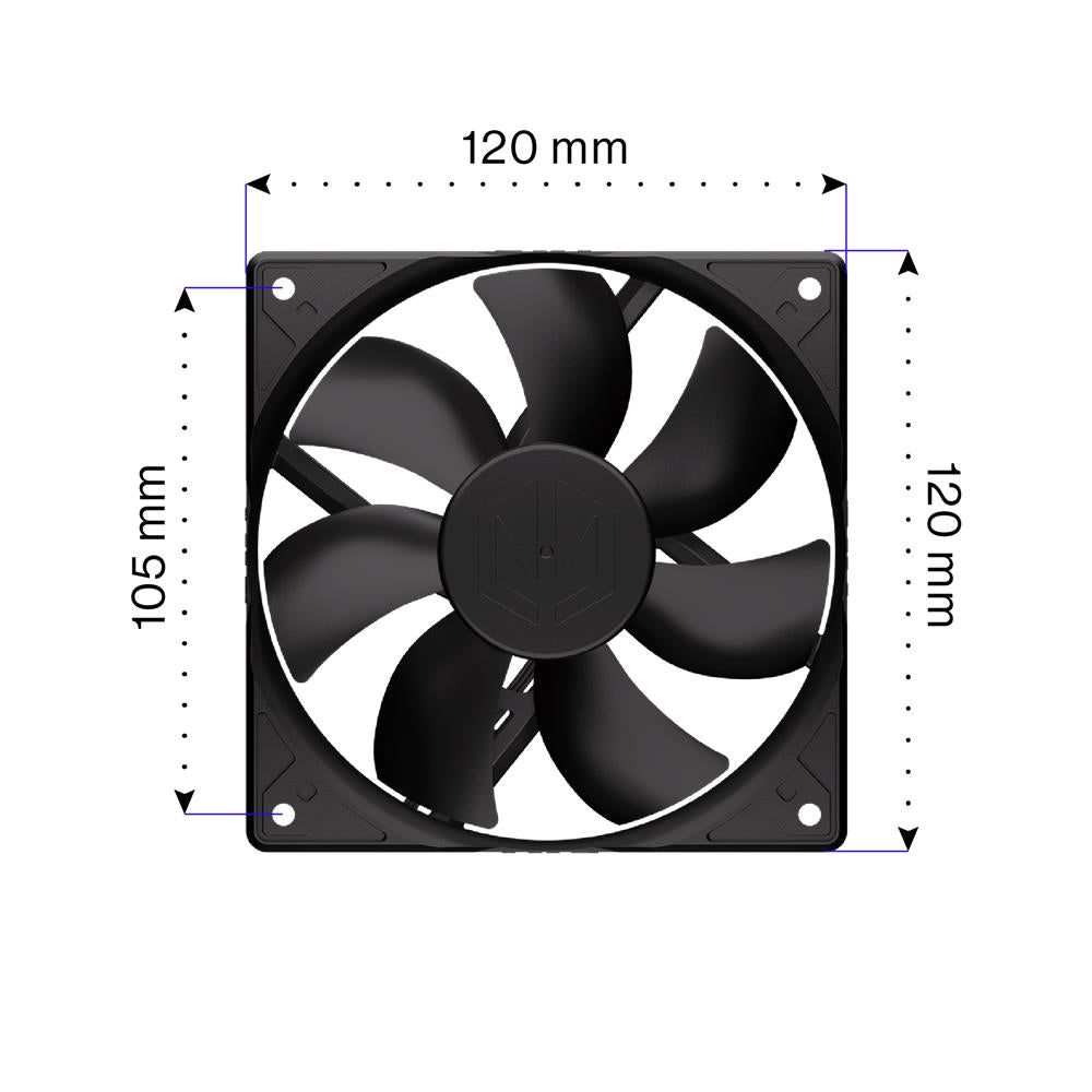 ENDORFY Zephyr 120 PC-Gehäuselüfter, 120mm | EY4A017