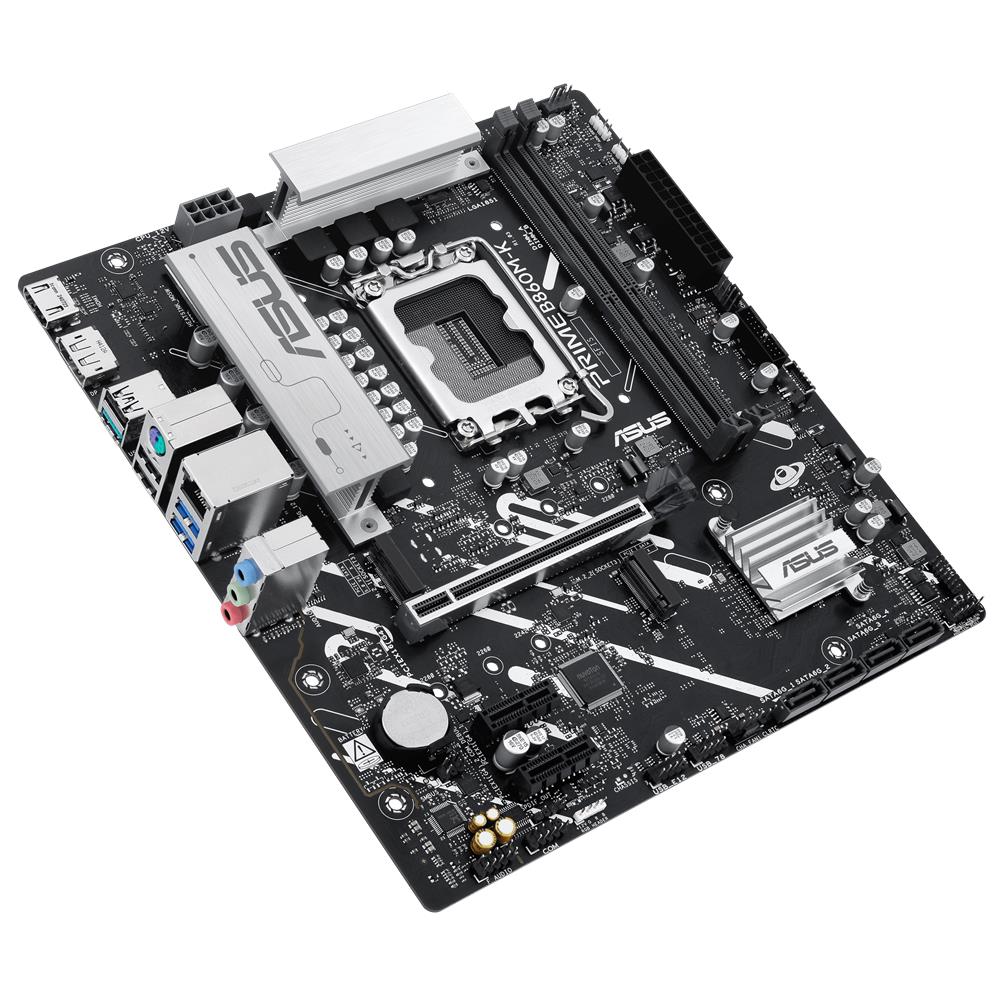 ASUS PRIME B860M-K Mainboard LGA 1851 mATX DDR5 PCIe 5.0 M.2 Aura Sync