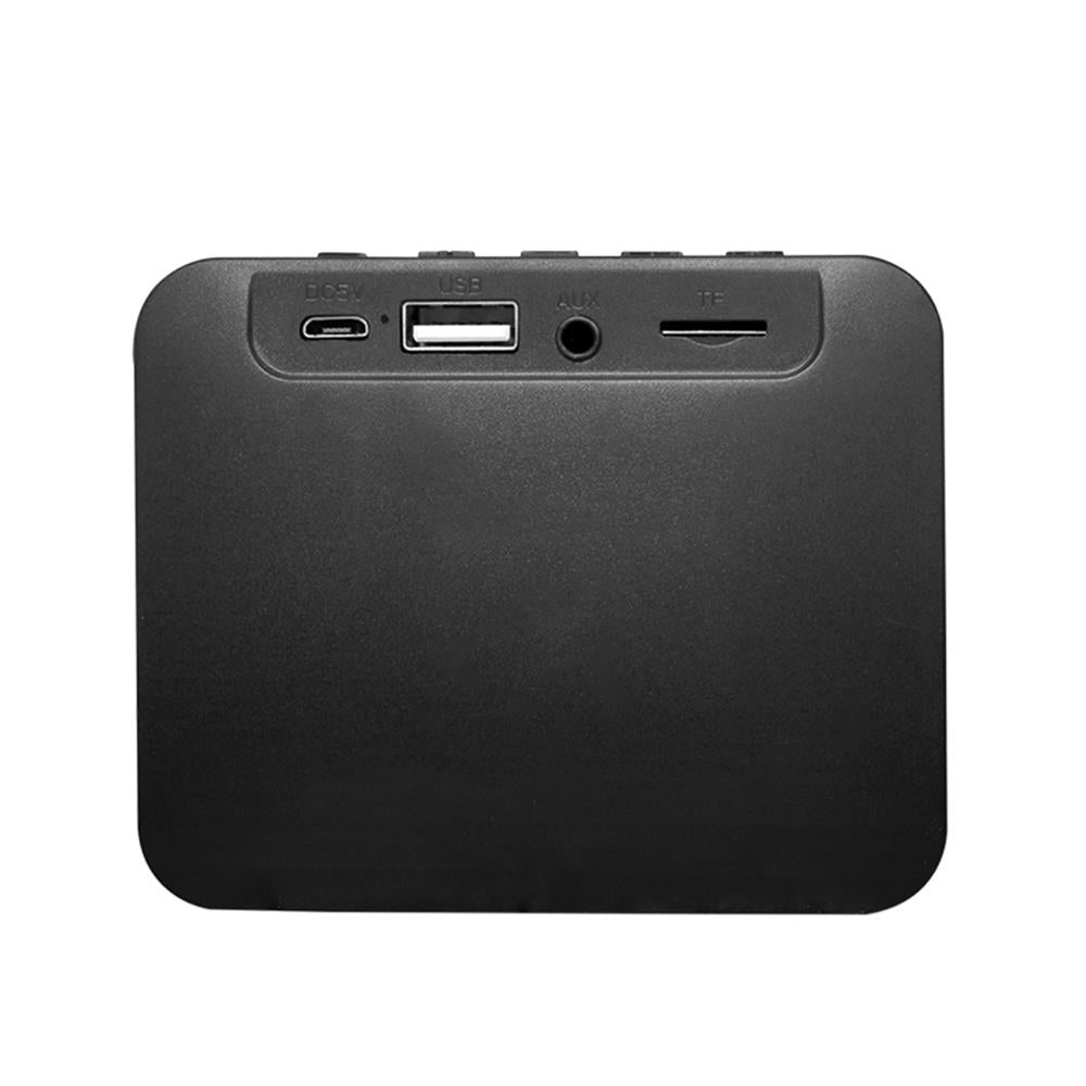 LogiLink Kompakter Bluetooth 5.3 Lautsprecher, 14 Std. Akku, Schwarz