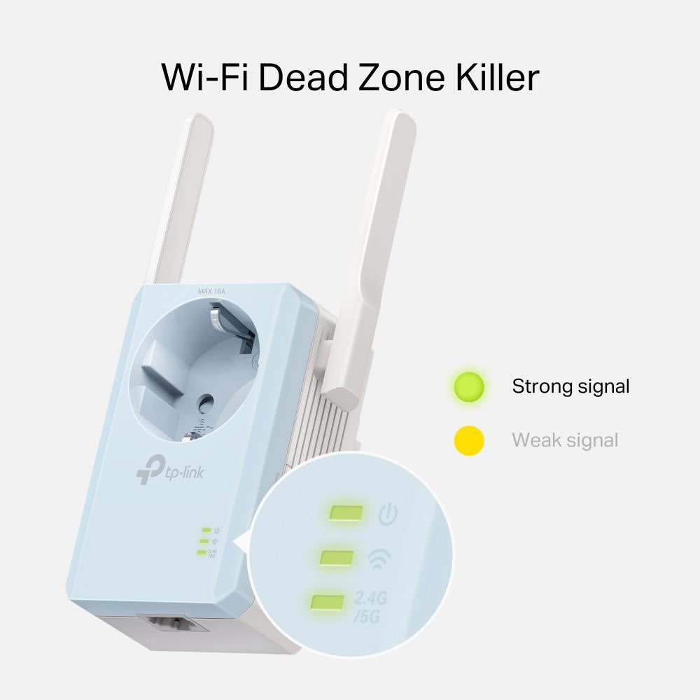TP-Link RE365 AC1200 WLAN Repeater mit Steckdose Dual Band Range Extender