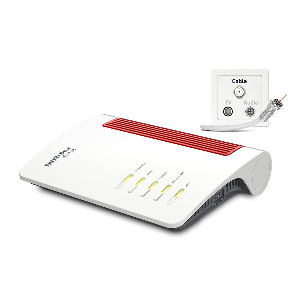 FRITZ!Box 6670 Cable – Kabelrouter mit Wi-Fi 7, Zigbee & Smart-Home-Funktionen
