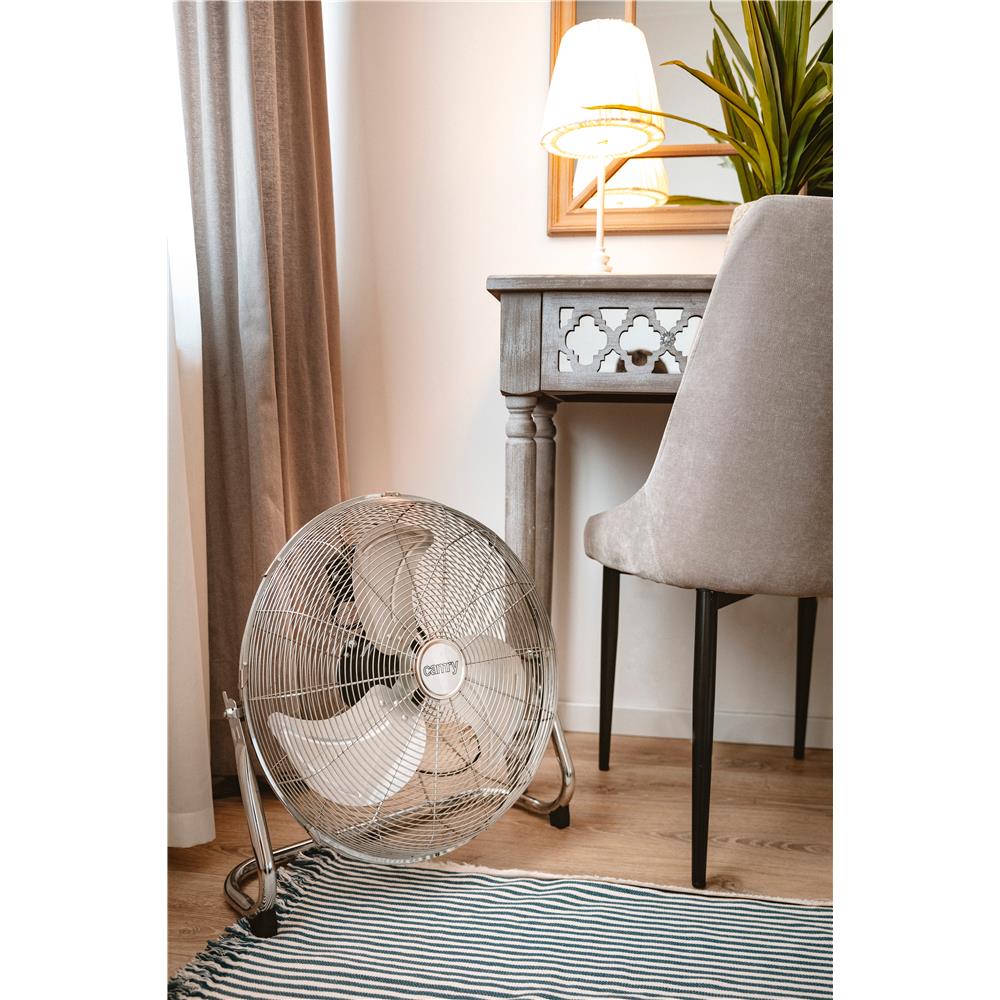Camry CR 7306 Ventilator Chrom 45 cm mit 3 Stufen