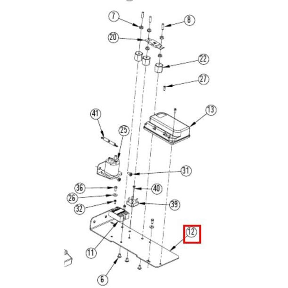 Nilfisk Original 56104193 Elektrische Schalttafel Ersatzteil