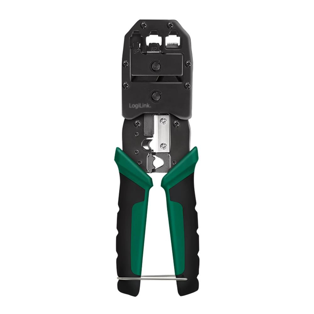 LogiLink 6-in-1 Multifunktions-Crimpzange für Telefon- & Netzwerkkabel RJ11/RJ12/RJ45