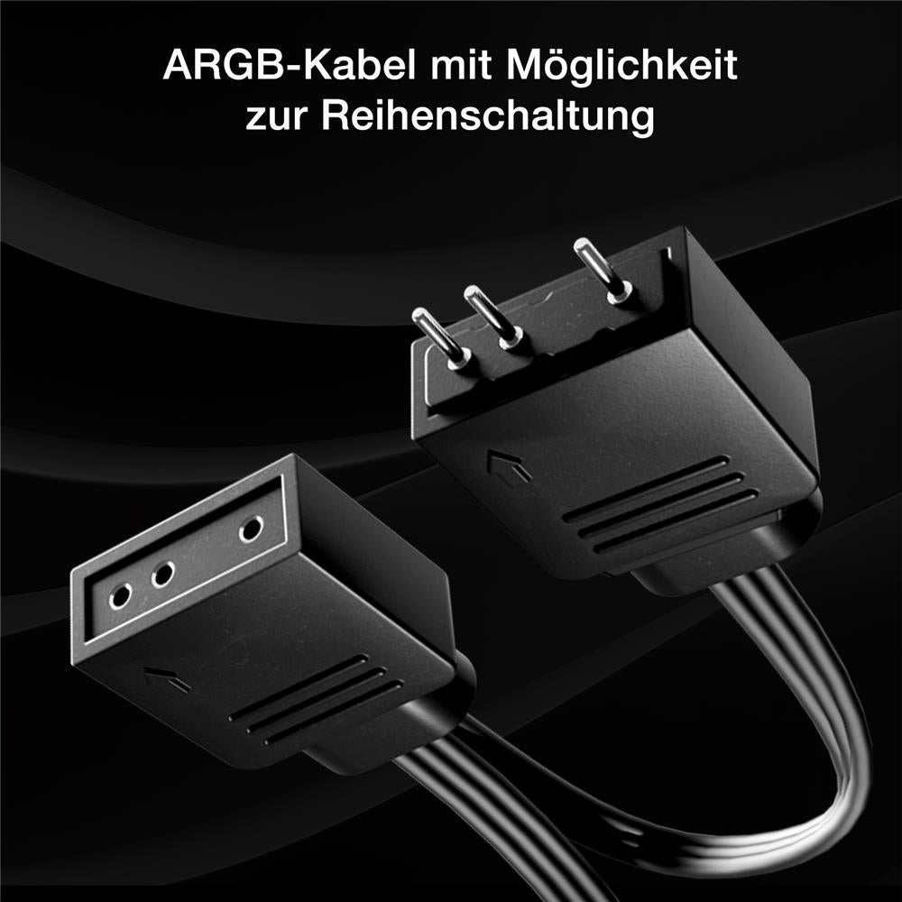 be quiet! Light Wings LX 120mm PWM Reverse Black ARGB Lüfter