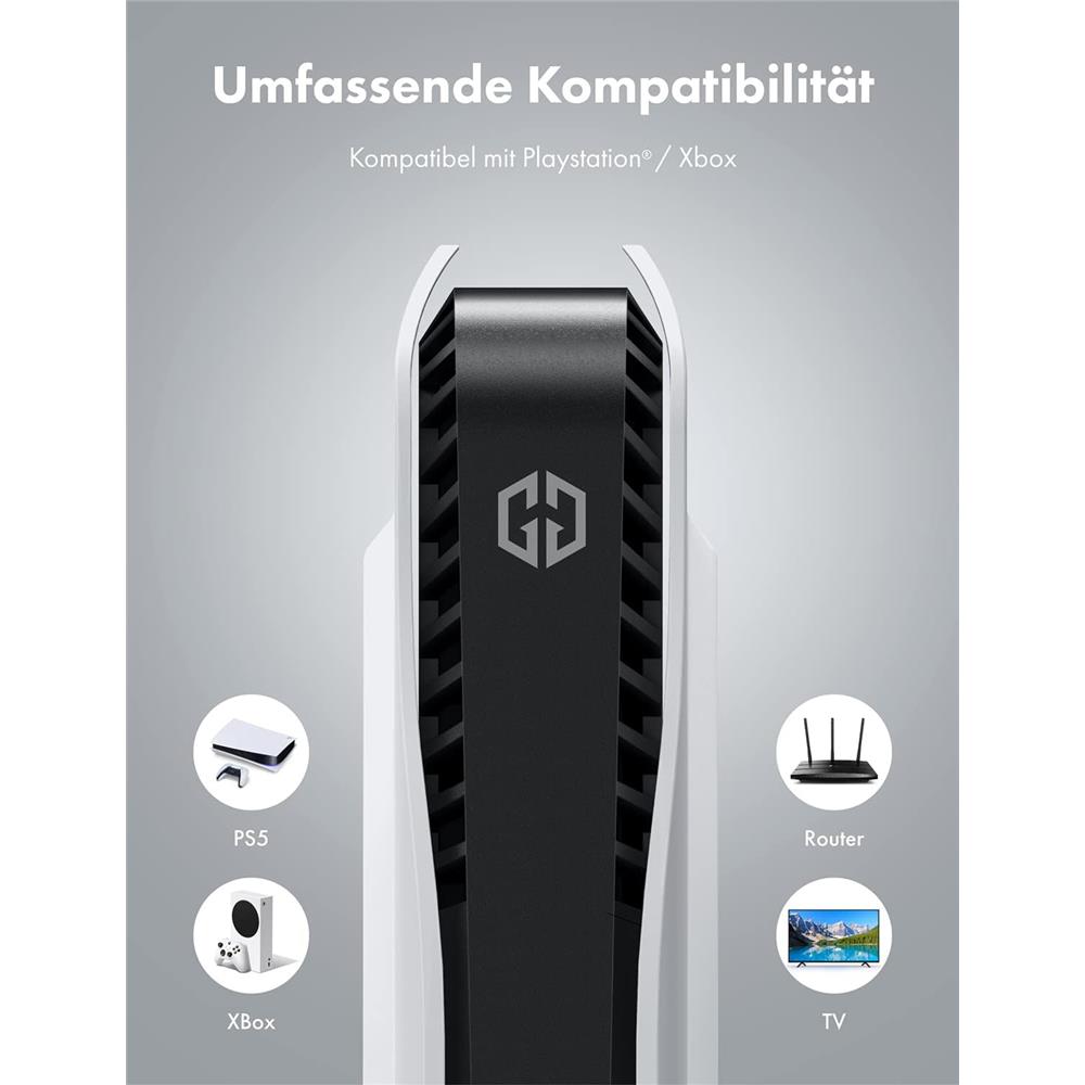 GRAUGEAR 8TB Externe Festplatte für PlayStation 4 Playstation 5, USB 3.2, 3.5"