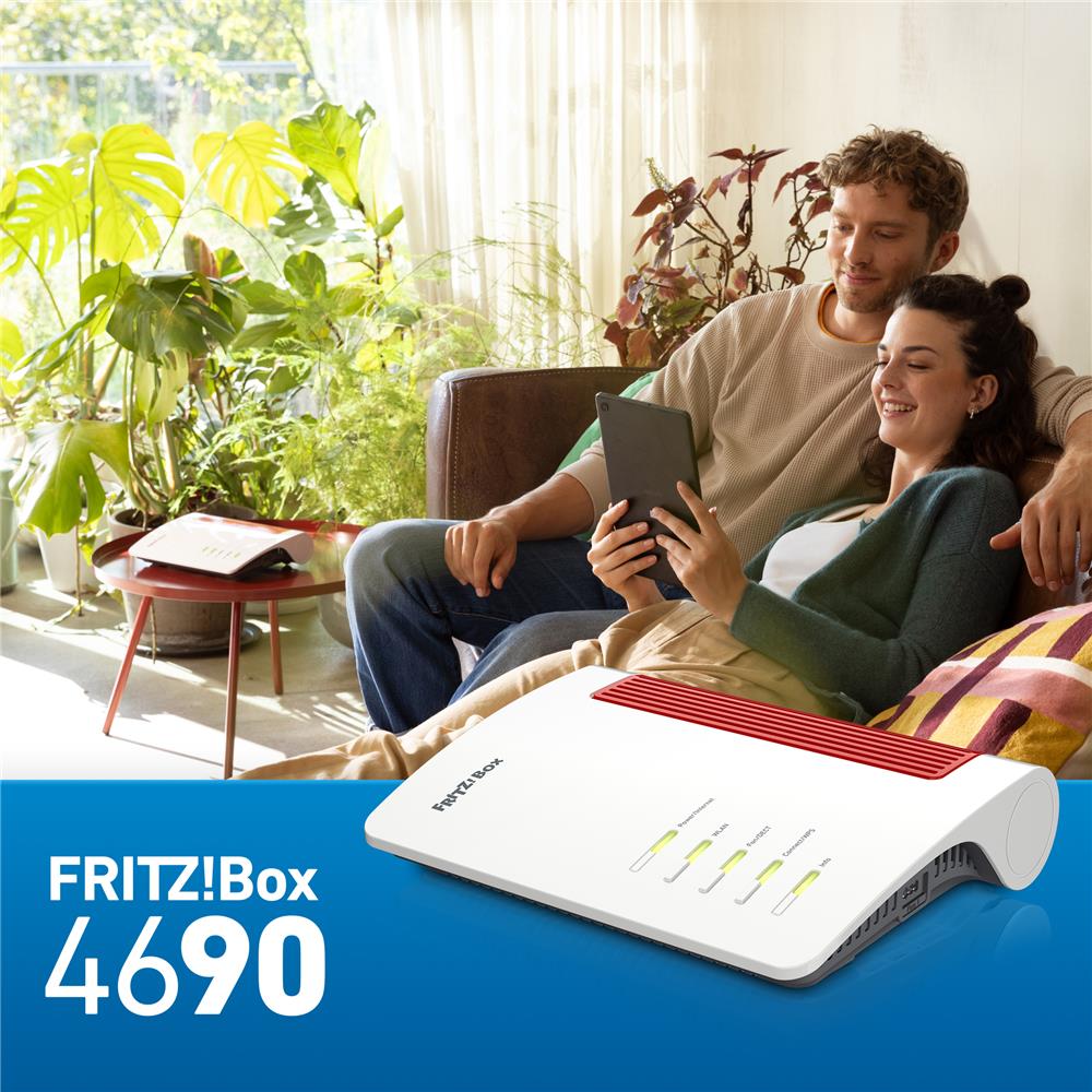 FRITZ!Box 4690 – High-End WLAN-Router mit Wi-Fi 7 & ultraschneller Netzwerktechnologie