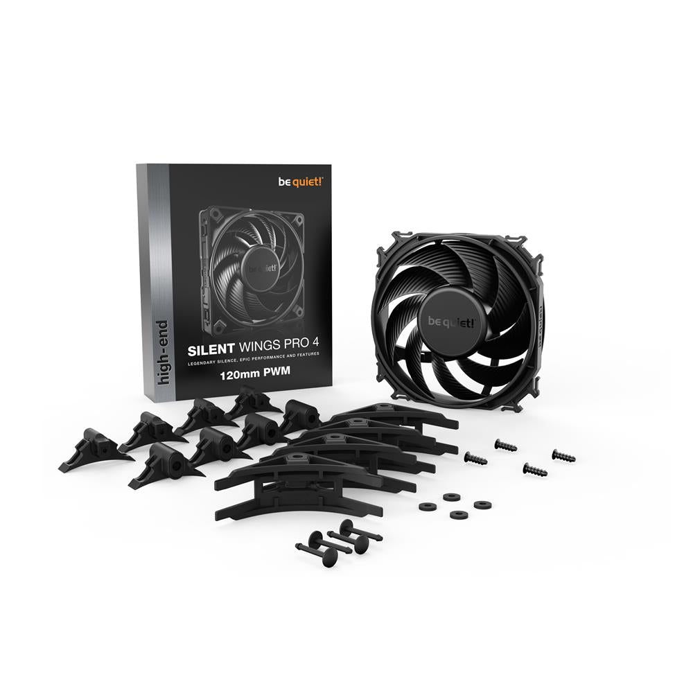 be quiet! Silent Wings PRO 4 120mm PWM 4-pin Gehäuselüfter Schwarz