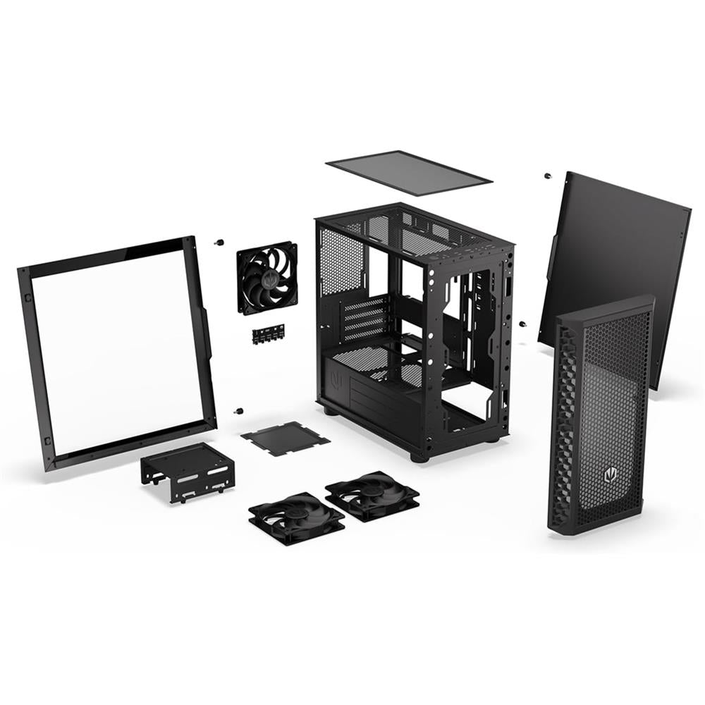 ENDORFY Signum M30 Air mATX PC‑Gehäuse – Airflow, USB‑C 20 Gbit/s, Glasfenster