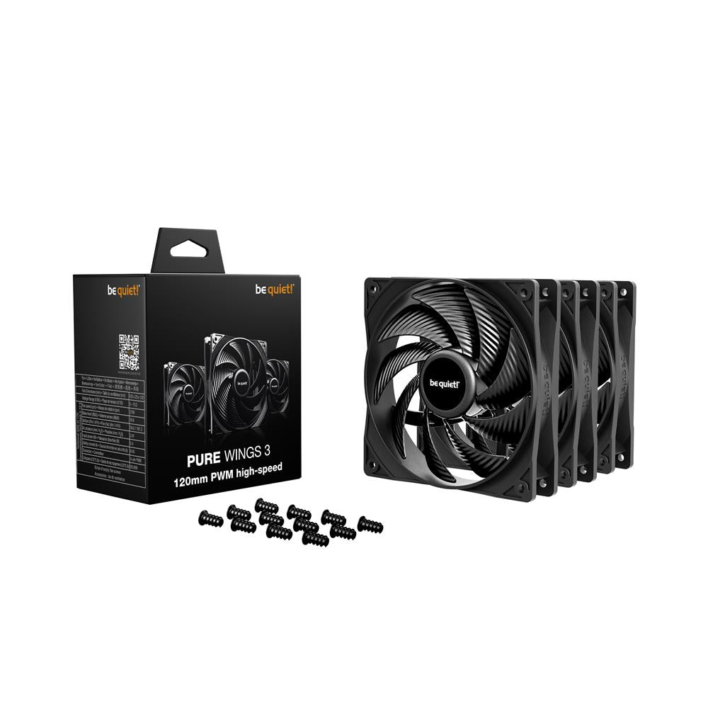 be quiet! Pure Wings 3 120mm PWM High Speed Lüfter 3er Pack