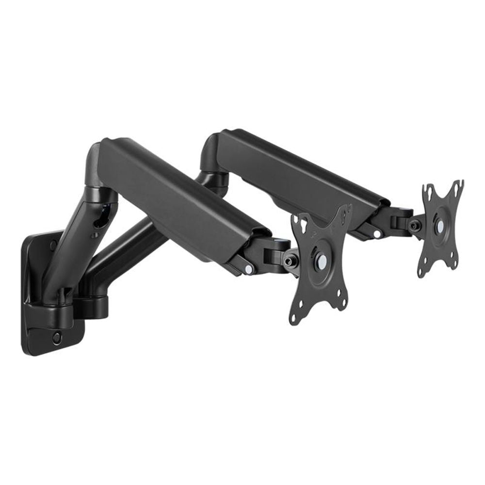 LogiLink Monitorwandhalterung 2 fach 17 bis 32 Zoll Gasdruckfeder
