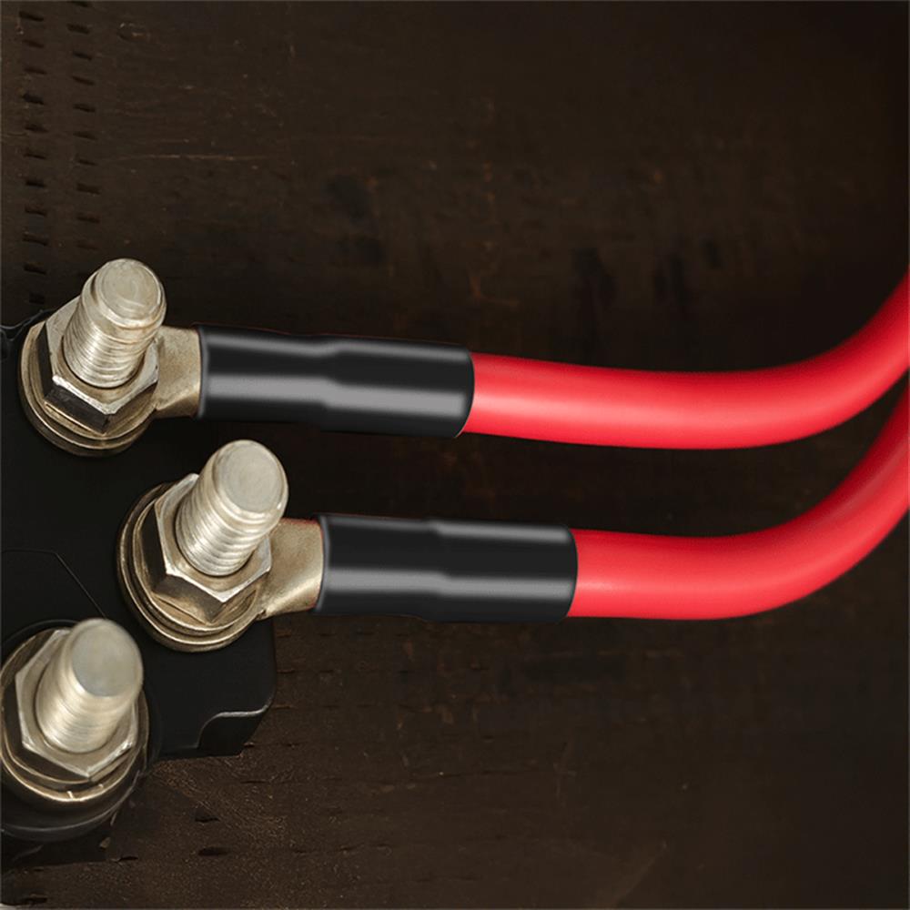 LogiLink Schrumpfschlauch-Set, 300 Stück, 45 mm Länge, 3:1 Schrumpfrate, Schwarz