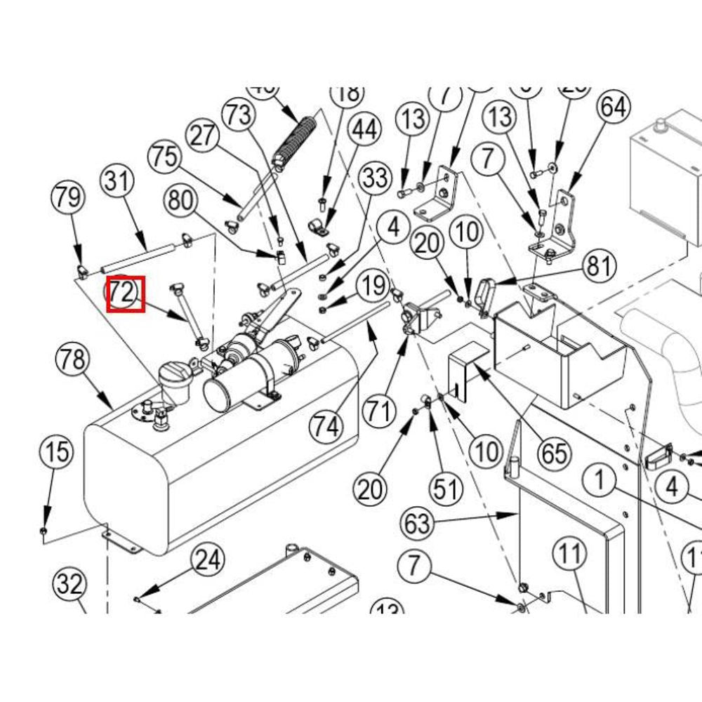 Nilfisk Original 56511248 Hose Fuel Line Krafstoffleitung