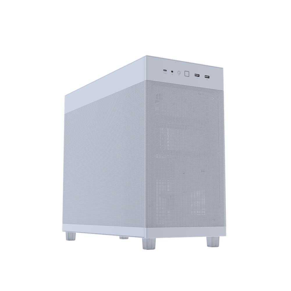 ASUS Prime AP303 Mesh Panel ATX PC Gehaeuse White mit 360 mm Radiator und USB 20Gbps