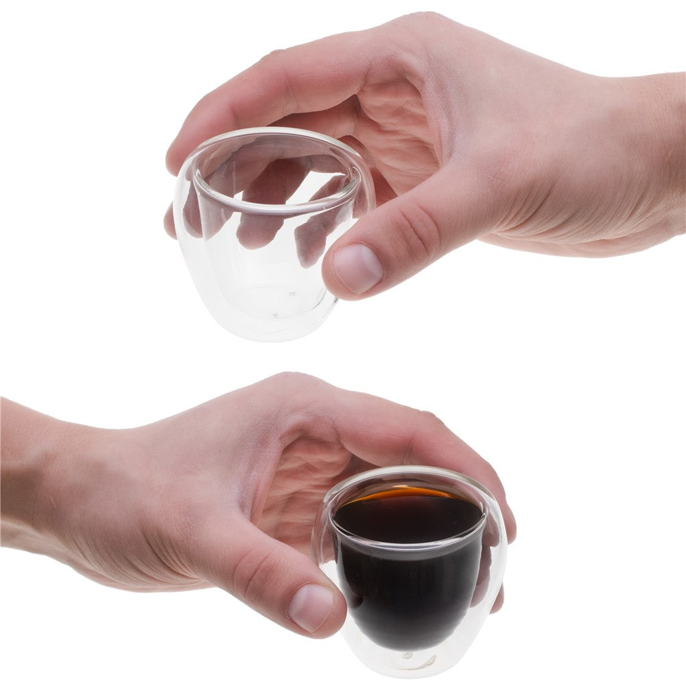 Camry CR 4427 Espresso Glasbecher 2er Set 72,7 ml spülmaschinenfest