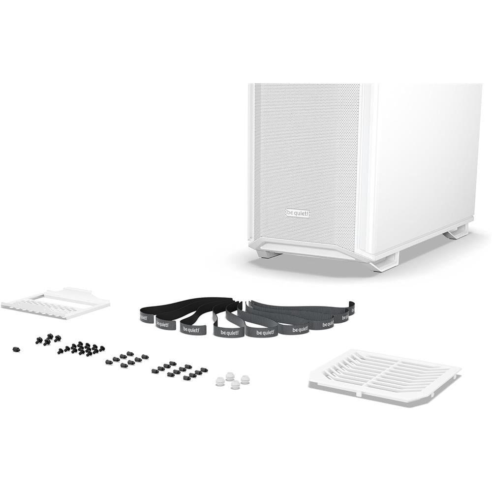 be quiet! Dark Base 701 White PC-Gehäuse, Midi-Tower, 3x Lüfter, ARGB-Beleuchtung + Controller