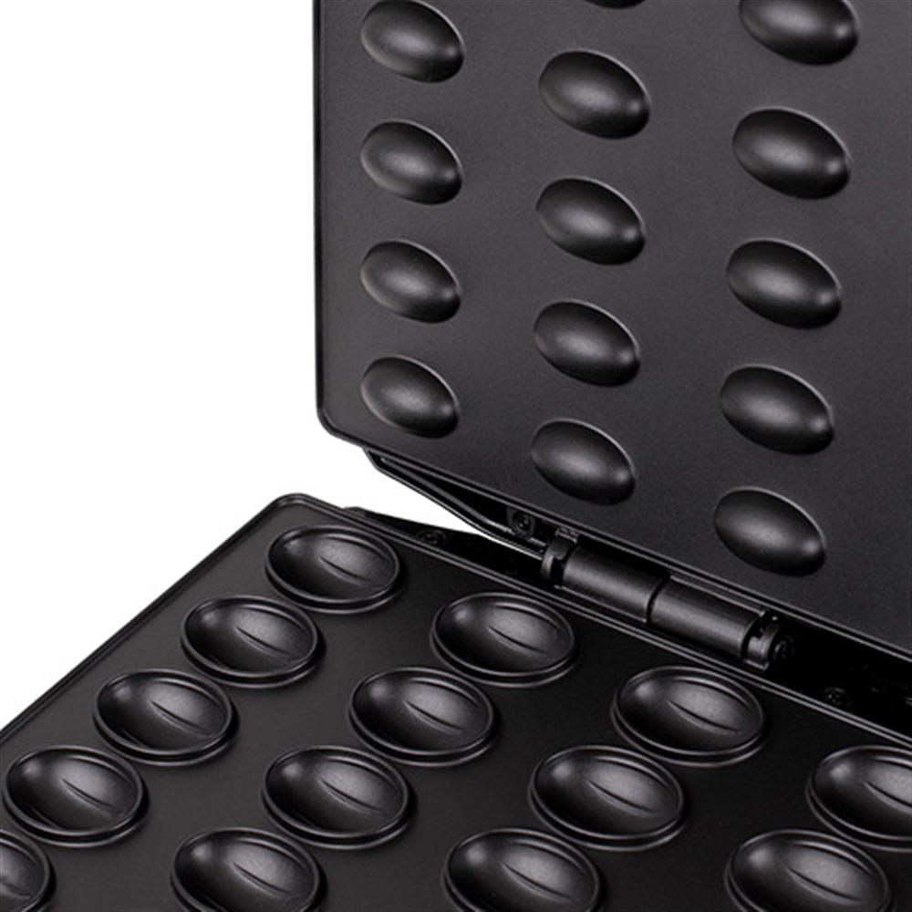 Adler AD 3039b Keks-Maker-Waffeleisen XL für 24 Stück in Erdnussform Oreschki Zaubernüsse